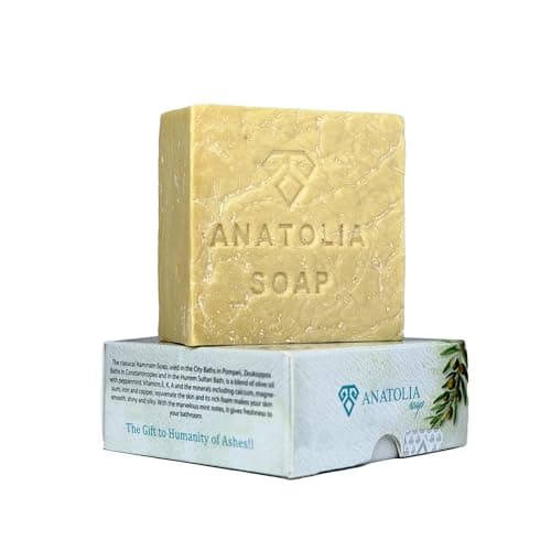 Anatolia Soap: Pure Turkish Olive Oil Body Bar (5 oz) - Handmade Natural Castille Soap for Men and Women