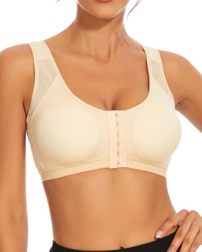 Lemolly Wireless Front Closure Posture Corrector Bra