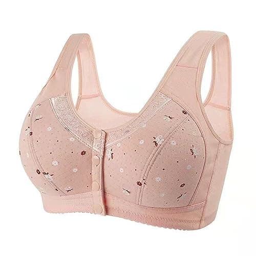 Hnodov Glamorette Snap Front Bra for Older Women