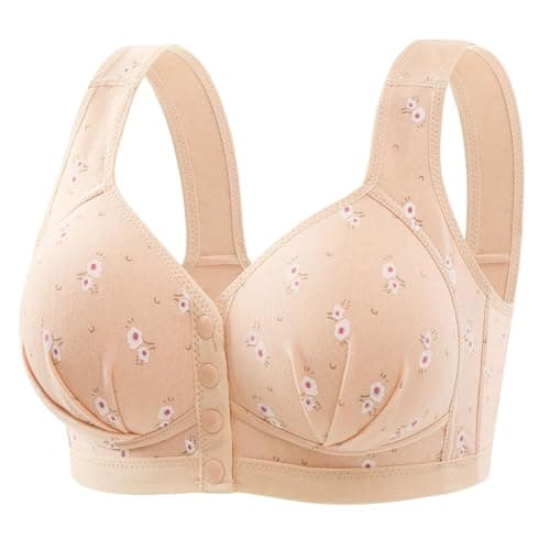 Full Coverage Breathable Daisy Bras for Older Women