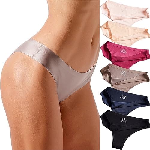 Women's Satin Bikini Underwear - Sexy, Seamless, and Breathable