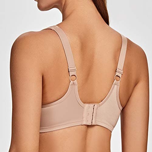 MELENECA Women's Floral Lace Minimizer Underwire Bra