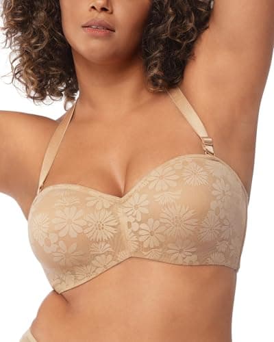HSIA Women's Strapless Anti-Slip Bra for Large Bust