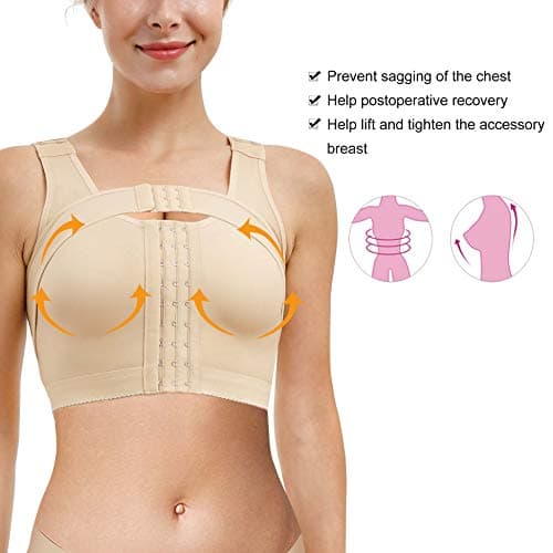 RDSIANE Post-Surgery Front-Closure Bra with Breast Support & Compression Shapewear