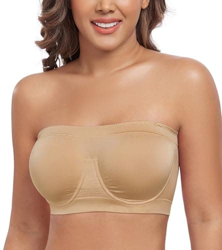 DotVol Women's Underwire Bralette Tube Top Multiway Bralette