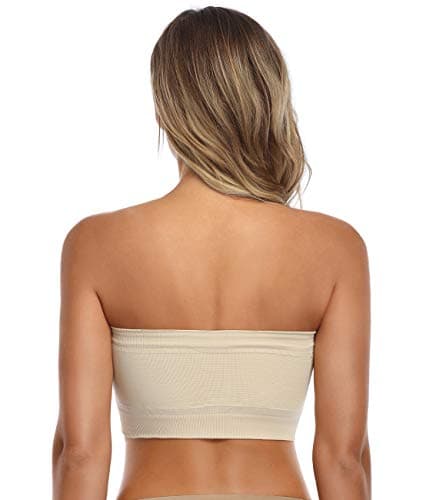 Angoool Wireless Slip-On Bralette with Silicone Bandeau Tops