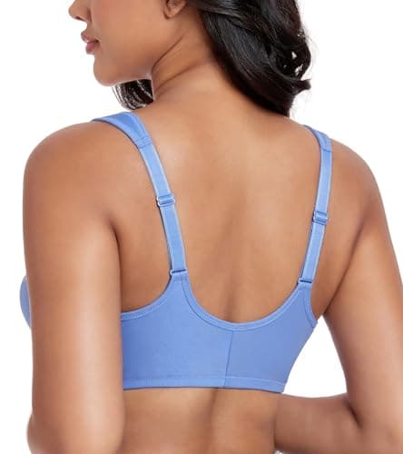 DotVol Plus Size Front Closure U-Back Underwire Bra