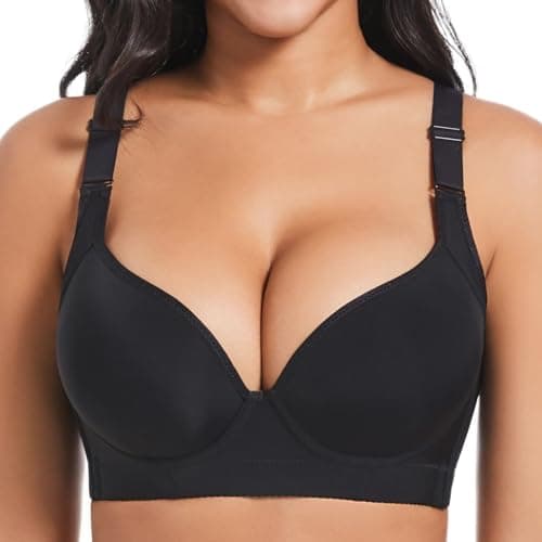 Akvala Plus Size Push Up Bras Hide Back Fat 34B to 46DD