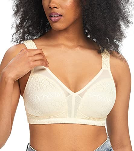 HACI Women's Minimizer Bra - Plus Size, Large Bust Support, Seamless
