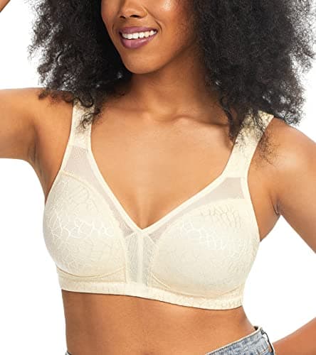 HACI Women's Minimizer Bra - Large Bust Support, Full Coverage, Plus Size