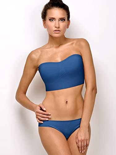 Geyoga 4 Pack Women's Non-Slip Padded Tube Top Bralette