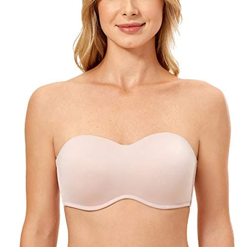 Delimira Women's Strapless Big Bust Minimizer Bra