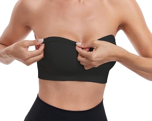 OBICUM Non-Slip Silicone Strapless Bra for Women