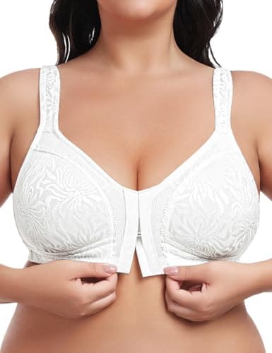 Wingslove Women's Front Closure Minimizer Bra Plus Size
