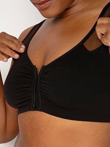 Fruit of the Loom Women's Comfort Front Close Mesh Strap Sport Bra