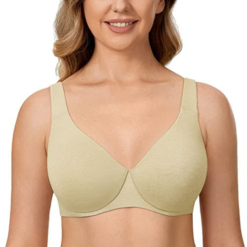 Delimira Women's Plus Size Minimizer Underwire Bras