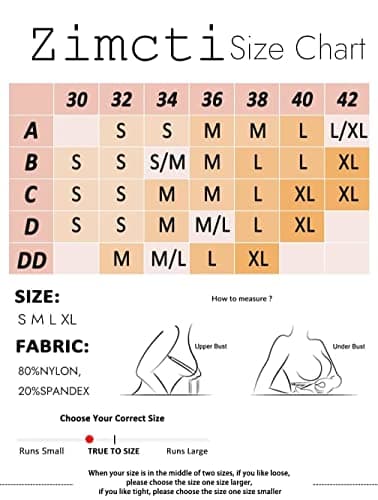 Zimcti Women's Low Cut Balconette Cup Push Up Bra with PaddedLIGHTWEIGHT PADS