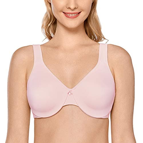 DELIMIRA Plus Size Minimizer Underwire Bra for Smooth Coverage