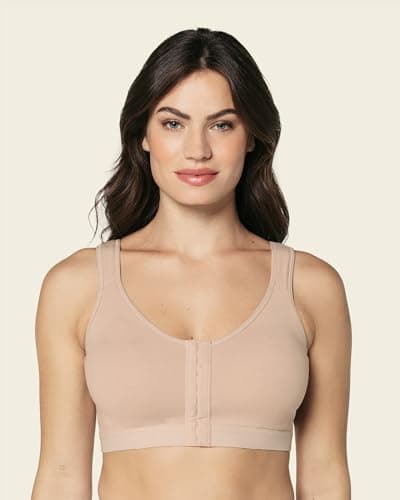 Leonisa Stretchy Cotton Wireless Bra - Posture Corrector for Women