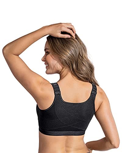 Leonisa Stretchy Cotton Wireless Bra - Posture Corrector for Women