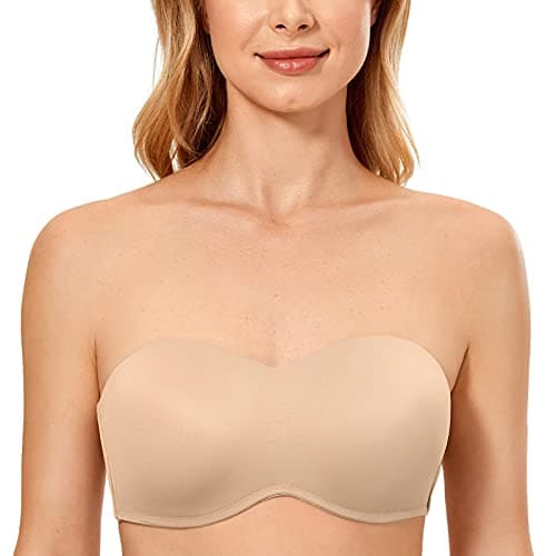 Delimira Women's Strapless Big Bust Minimizer Bra