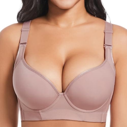 Akvala Plus Size Push Up Bras Hide Back Fat 34B to 46DD