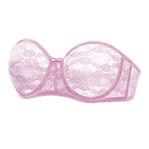 DOBREVA Women's Multiway See-Through Underwire Bra