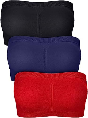 Boao Women's Padded Strapless Bralette Tube Top