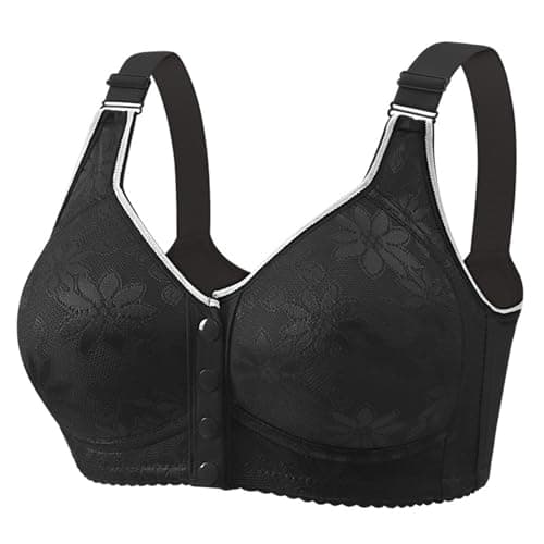 Comfortable Breathable Daisy Bra for Older Women Plus Size No Underwire