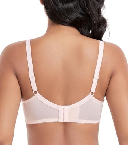 DotVol Women's Plus Size Full Coverage Sexy Lace Underwire Bra Minimizer
