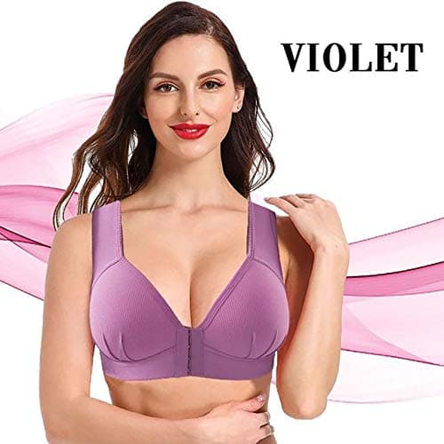 Hnodov Wireless Bras for Plus Size Women with Posture Support