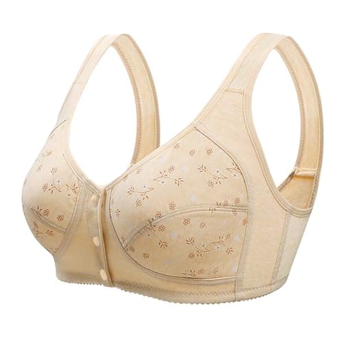 Comfortable Breathable Daisy Bra for Older Women Plus Size No Underwire