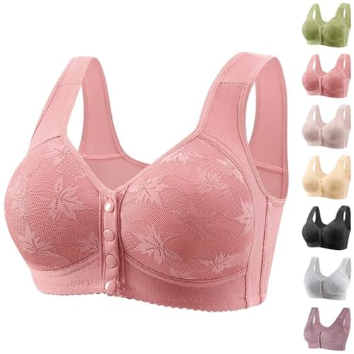 GOHRSHA Ellymuse Daisy Bras for Older Women Wireless Push Up Comfortable Sleep Bras