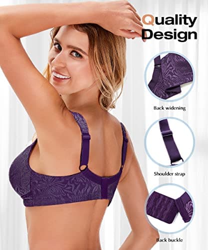 Wingslove Plus Size Wireless Minimizer Bra