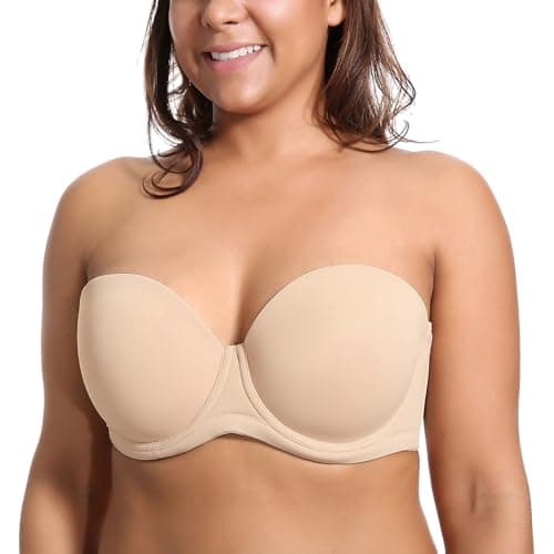 Delimira Plus Size Multiway Strapless Underwire Bra