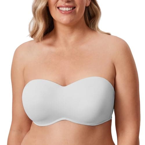 Delimira Women's Strapless Big Bust Minimizer Bra