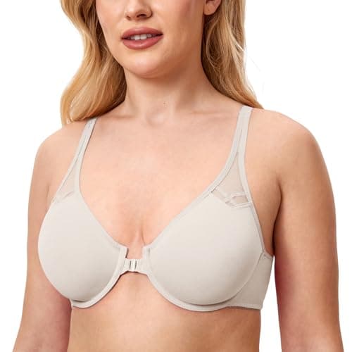 DELIMIRA Plus Size Seamless Comfort Underwire Bra
