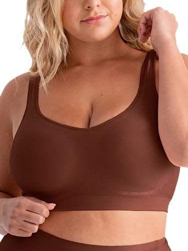 SHAPERMINT Wireless Push-Up Bralettes for Plus Size Women