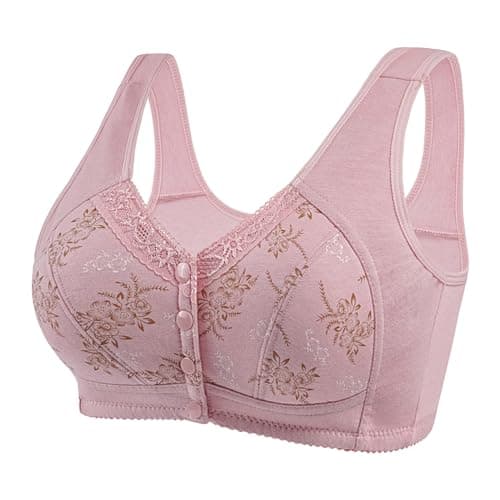 Breathable, Comfortable Daisy Bras for Older Women with Front Closure