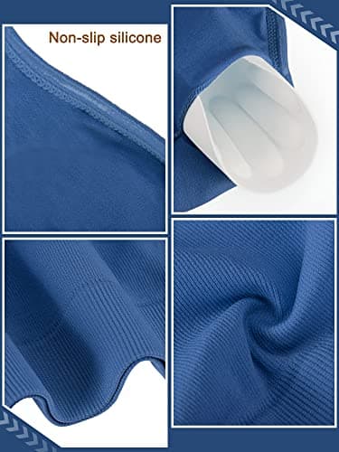 Geyoga 4 Pack Women's Non-Slip Padded Tube Top Bralette