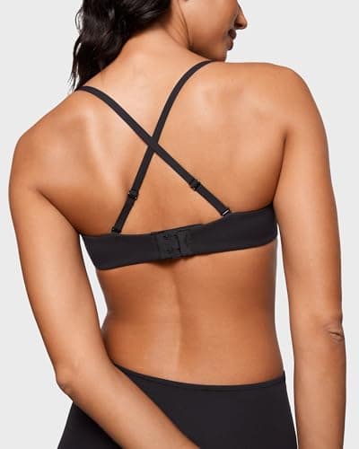 INLYRIC Women's Plus Size Non-Slip Underwire Strapless Bra