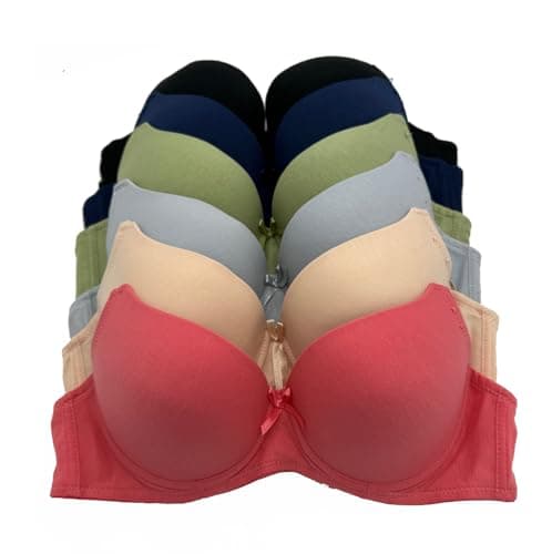 IHeyi 6-Piece Full Cup Wired Gentle Push-up Bra A/B/C