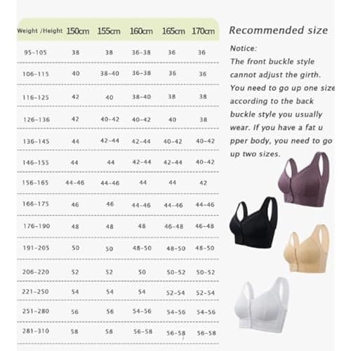 Moona Evybliss Full Coverage Bra for Senior Women