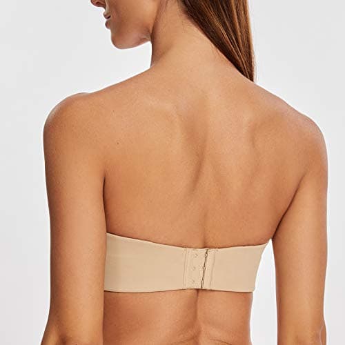 MELENECA Large Bust Minimizer Strapless Bra with Underwire