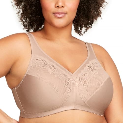 Glamorise Women's Wirefree Minimizer Bra #1003