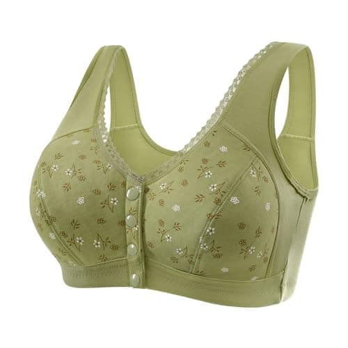 Comfortable Daisy Bras for Older Women with Front Closure
