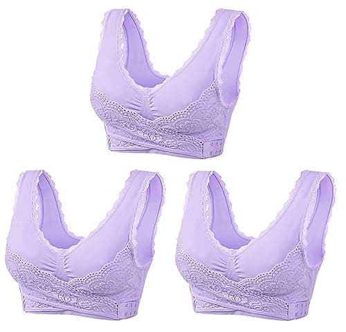 Hnodov 3 Pack Kendally Bra, Kendally Comfy Corset Bra