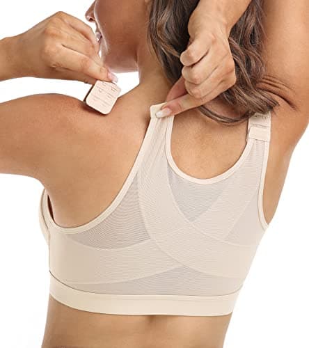 DotVol Women's Comfort Wirefree Back Support Bra