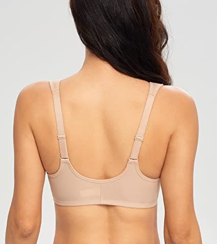 Lemorosy Women's Full Figure Plus Size Underwire Everyday Bra