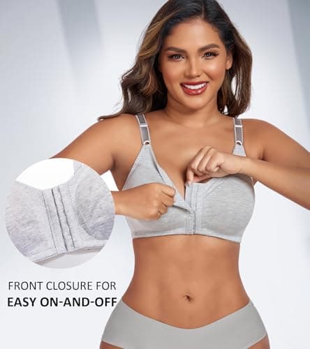 DotVol Women's Cotton Comfort Wireless Unlined Everyday Bra